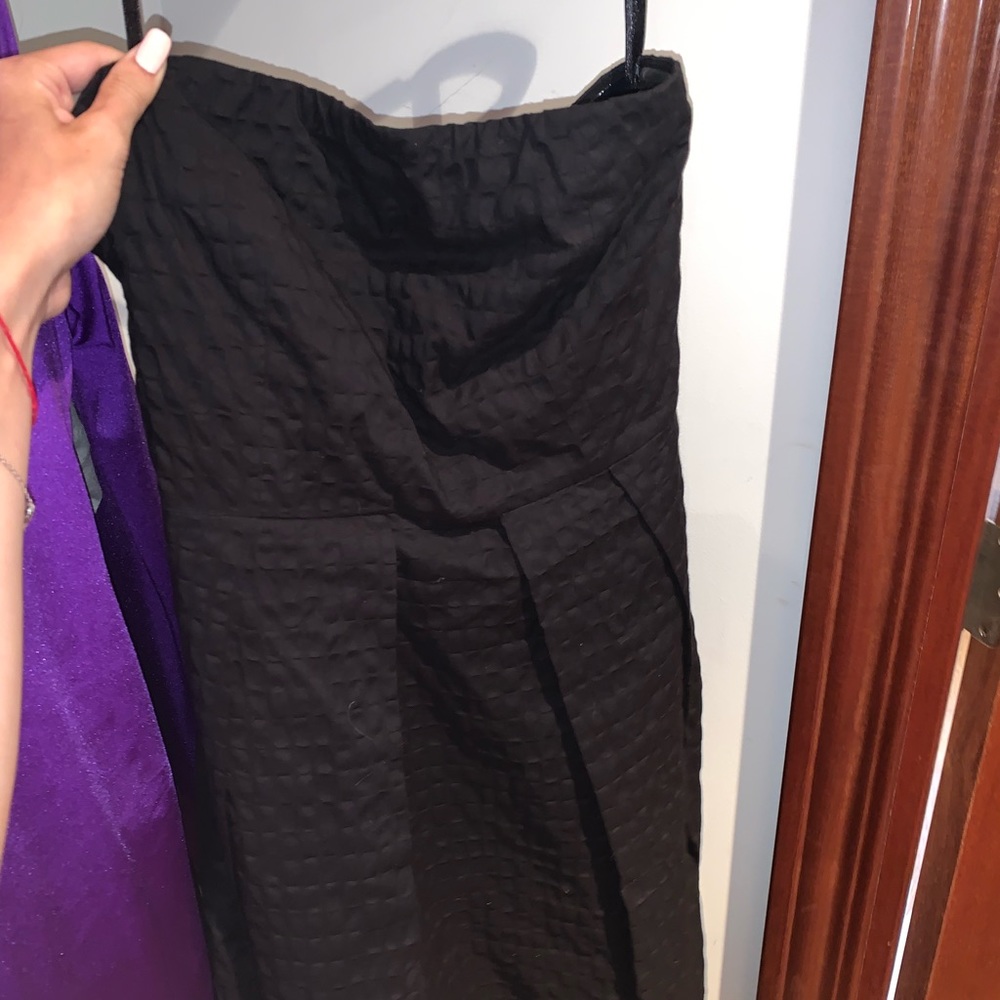 JCrew Black Strapless Dress